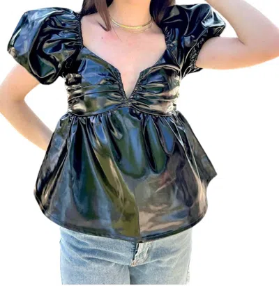Buddylove Houston Top In Onyx In Multi