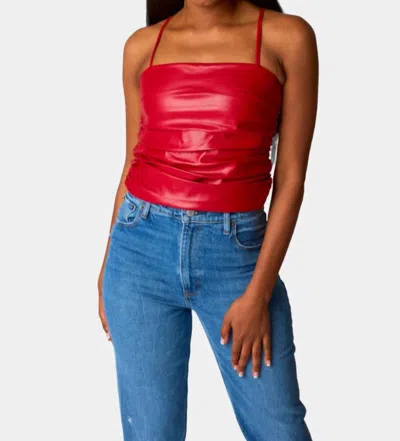 Buddylove Jolee Tank Top In Crimson In Pink
