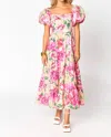 Buddylove Juno Explorer Maxi Dress In Floral Print In Pink