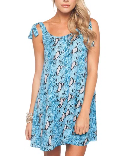 Buddylove Kerr Dress In Cobalt In Multi