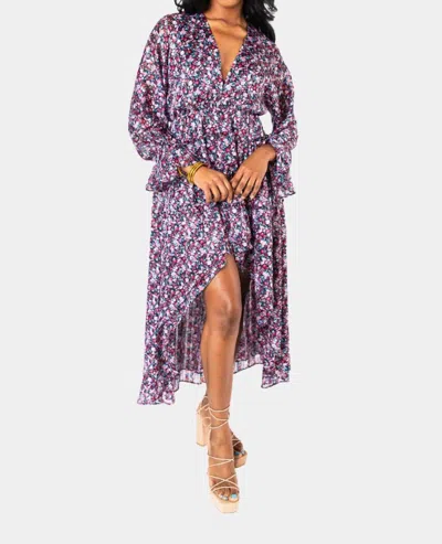 Buddylove Lennon High-low Dress In Passion Punch In Multi