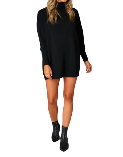 Buddylove Mara Sweater Dress In Black
