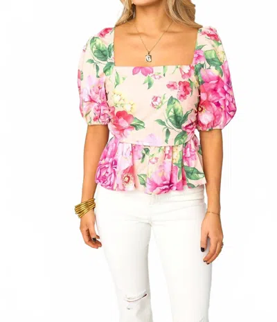Buddylove Mirabelle Explorer Top In Pink In Multi