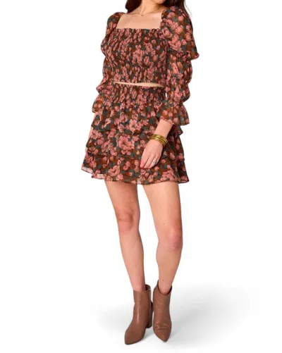 Buddylove Nelly Smocked Two-piece Set In Lost Lovers In Multi