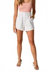 Buddylove Peyton Shorts In Powder In White