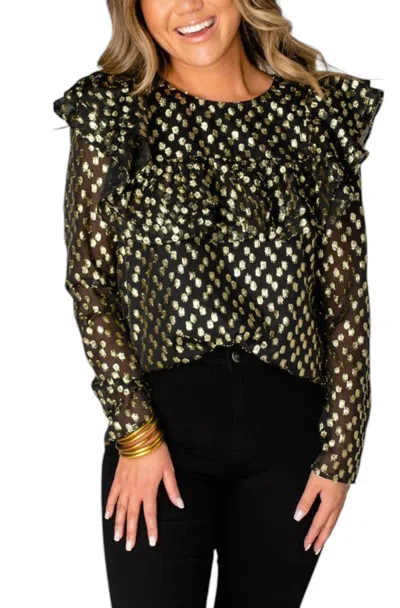 Buddylove Prairie Top In Coins In Brown