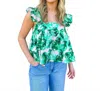 Buddylove Pretty Blouse In Palm Tree In Multi