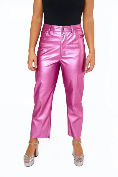 Buddylove Shelby Pants In Magenta In Pink