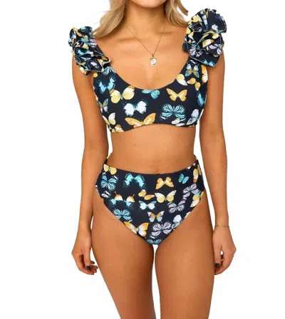 Buddylove Shelly Two Piece Swim Suit In Mariposa