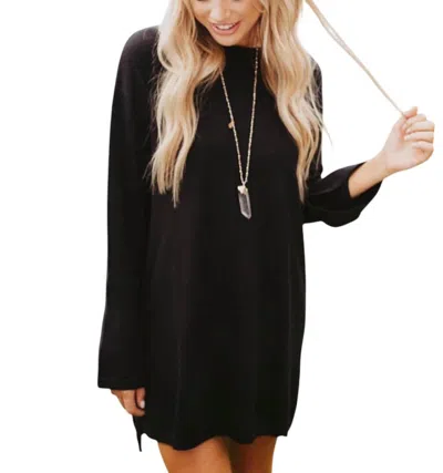 Buddylove Sibley Sweater Dress In Black