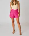 BUDDYLOVE TWEED HIGH-WAISTED SHORTS IN PINK