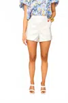 Buddylove Vince Shorts In Ecru In White