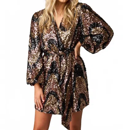 Buddylove Women's Adeline Vegas Dress In Multi In Brown