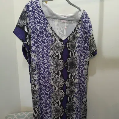 Buddylove Women's Baker Boa Dress In Purple