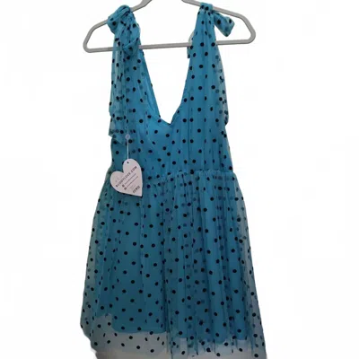 Buddylove Women's Melanie Polka Dot Mickey Dress In Blue