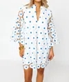 Shop Buddylove Wren Ultramarine Lace Mini Dress In White