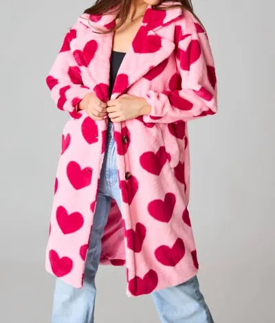 Buddylove Zoey Blossom Coat In Pink