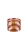 BUDHAGIRL ALL WEATHER BANGLES IN ROSE GOLD