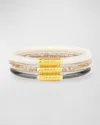BUDHAGIRL EARTH DAY ALL WEATHER BANGLES, SET OF 3