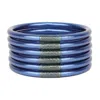 Budhagirl Marine Bangles In Blue In Blue