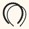 Budhagirl Plaza Duo Headbands In Black In Black