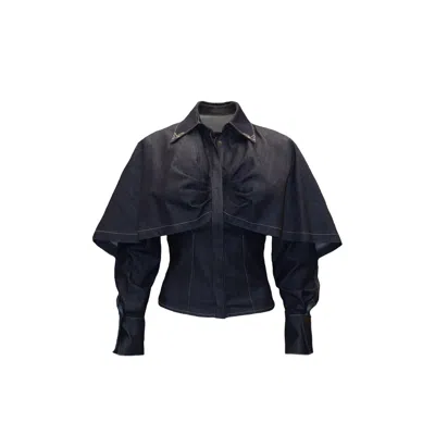 Budoar Atelier Women's Blue Budoar Denim Shirt