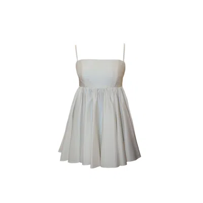 Budoar Atelier Women's Neutrals Nice Dress Vanilla In Yellow