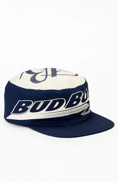 Budweiser Bud Bowl Painter Snapback Hat In Navy In Pattern