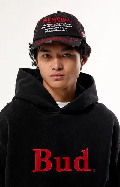 Budweiser By Pacsun Main Snapback Hat In Black