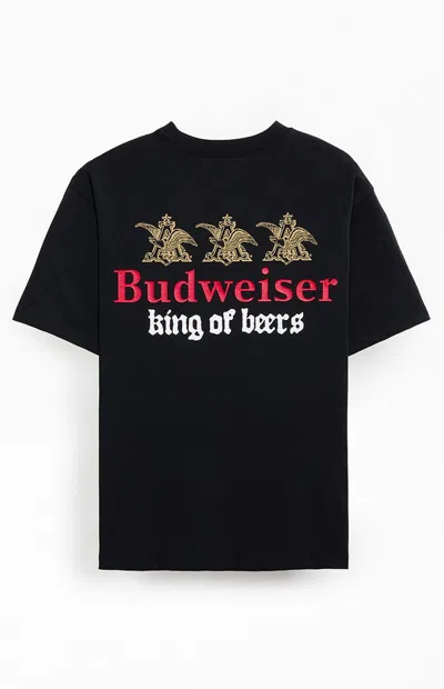 Budweiser Men's By Pacsun Triple Inside Out T-shirt In Black