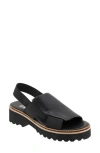Bueno Amy Slingback Platform Sandal In Black