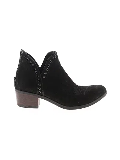 Pre-owned Bueno Ankle Boots In Black