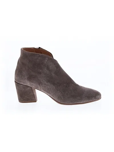 Pre-owned Bueno Ankle Boots In Gray