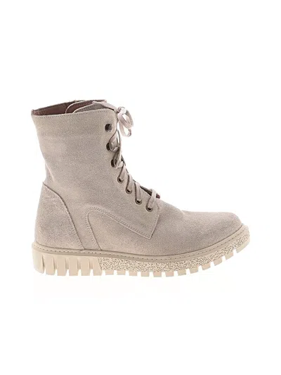 Pre-owned Bueno Ankle Boots In Gray