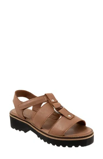 Bueno Athena Strappy Sandal In Brown