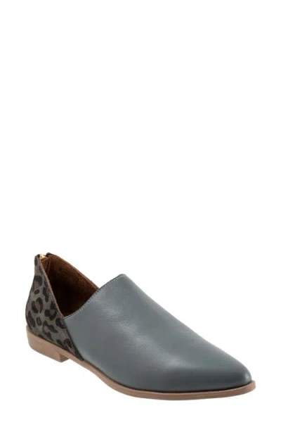 Bueno Beau Pointed Toe Loafer In Blue