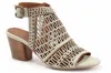 BUENO CANDICE WOODEN HEEL IN BAMBOO