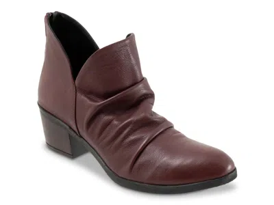 Bueno Cori Bootie In Burgundy