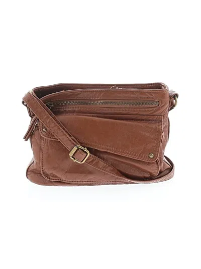Pre-owned Bueno Crossbody Bag In Brown