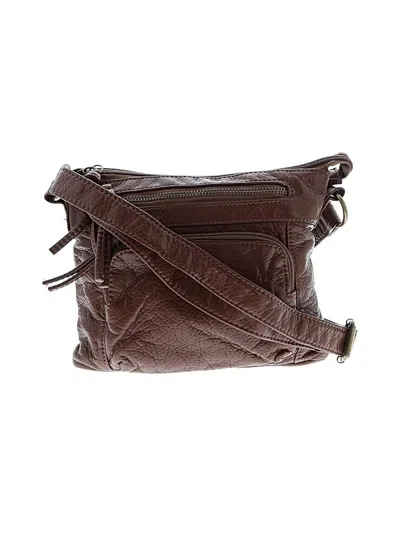Pre-owned Bueno Crossbody Bag In Brown