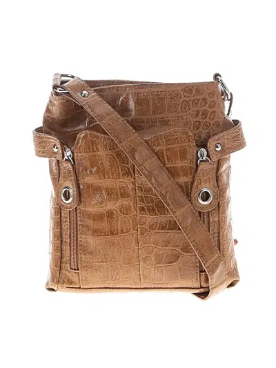 Pre-owned Bueno Crossbody Bag In Brown