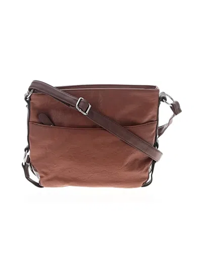 Pre-owned Bueno Crossbody Bag In Brown