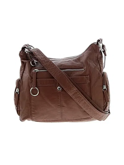Pre-owned Bueno Crossbody Bag In Brown