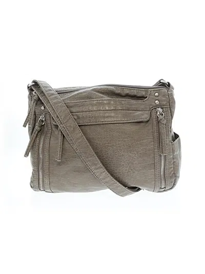 Pre-owned Bueno Crossbody Bag In Gray
