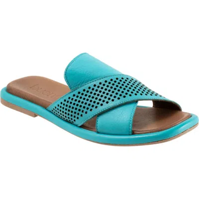 Bueno Eddison Slide Sandal In Blue