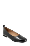 Bueno Elizabeth Flat In Black Patent