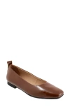 Bueno Elizabeth Flat In Walnut Patent