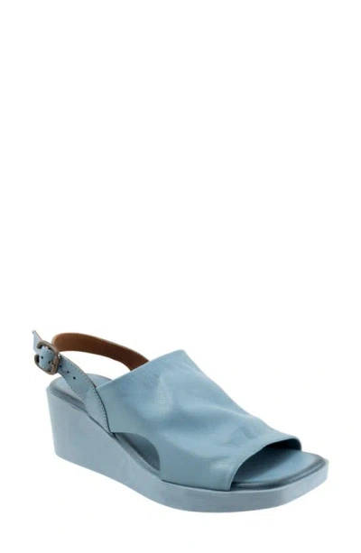 Bueno Flynn Slingback Wedge Sandal In Denim