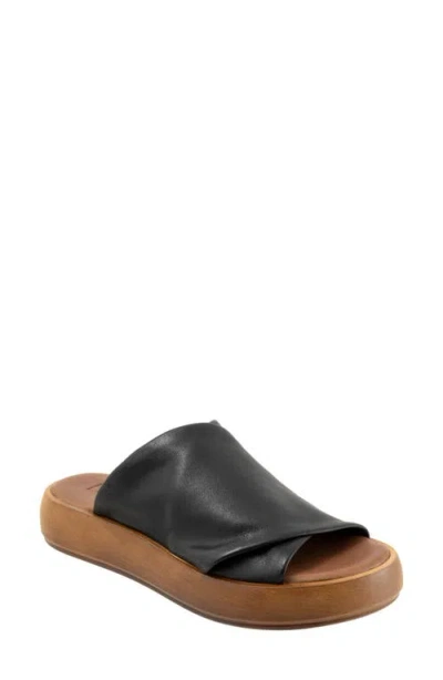 Bueno Jaxon Slide Sandal In Black