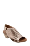 Bueno Lacey Slingback Sandal In Taupe Metallic